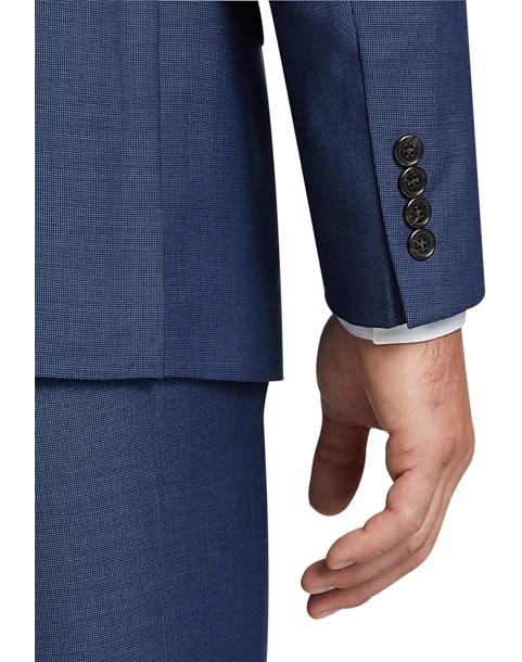 Lauren By Ralph Lauren Classic Fit Suit, Blue Tic - Image 2