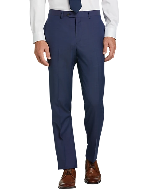 Lauren By Ralph Lauren Classic Fit Suit, Blue Tic - Image 3