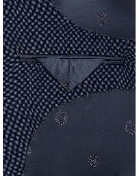 Lauren By Ralph Lauren Classic Fit Suit, Blue Tic - Image 4