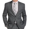 Awearness Kenneth Cole Modern Fit Suit, Gray Plaid