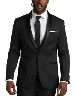 Wilke-Rodriguez Slim Fit Shawl Lapel Tuxedo, Black