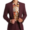 Paisley & Gray Slim Fit Suit Separates Coat, Deep Wine
