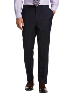 Tayion Classic Fit Suit Separates Pants, Navy Stripe