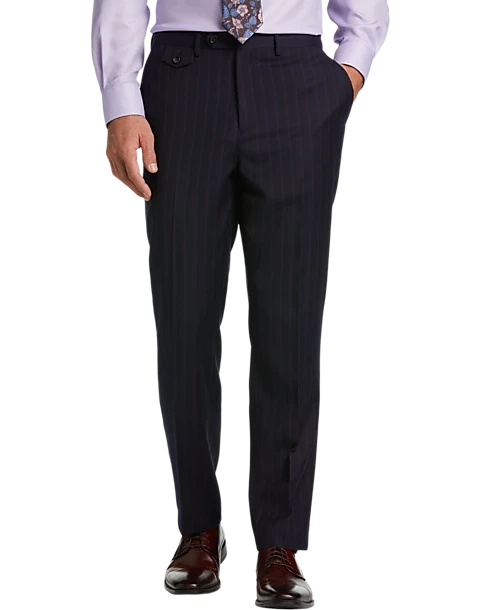 Tayion Classic Fit Suit Separates Pants, Navy Stripe