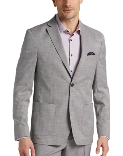 Michael Kors Modern Fit Suit Separates, Light Gray
