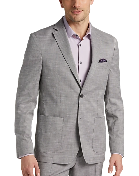 Michael Kors Modern Fit Suit Separates, Light Gray