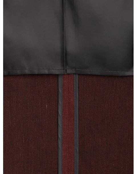 Calvin Klein X-Fit Slim Fit Linen-Blend Suit Separates Coat, Brick - Image 4