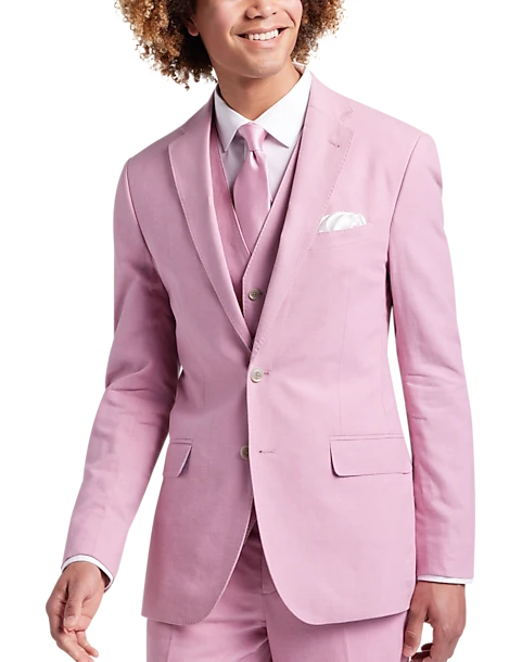 JOE Joseph Abboud Slim Fit Linen Blend Suit Separates Coat, Dusty Blue