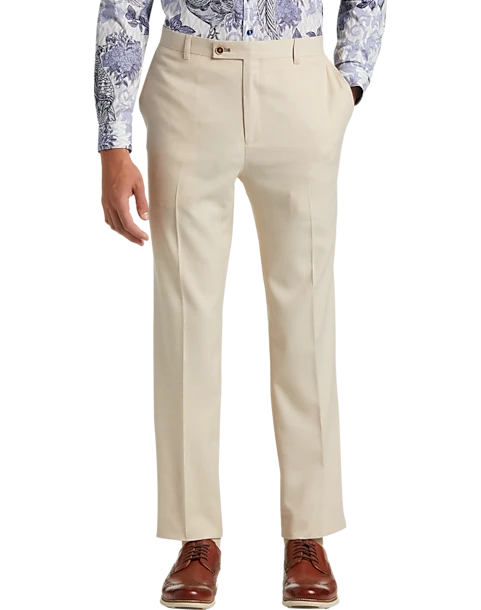 Paisley & Gray Slim Fit Suit Separates Pants, Silky Beige