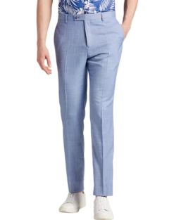 Paisley & Gray Slim Fit Suit Separates Pants, Blue Sharkskin