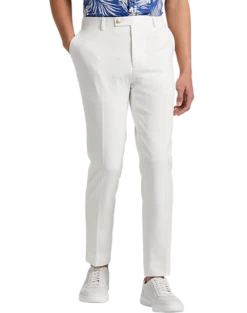 Paisley & Gray Slim Fit Suit Separates Pants, White