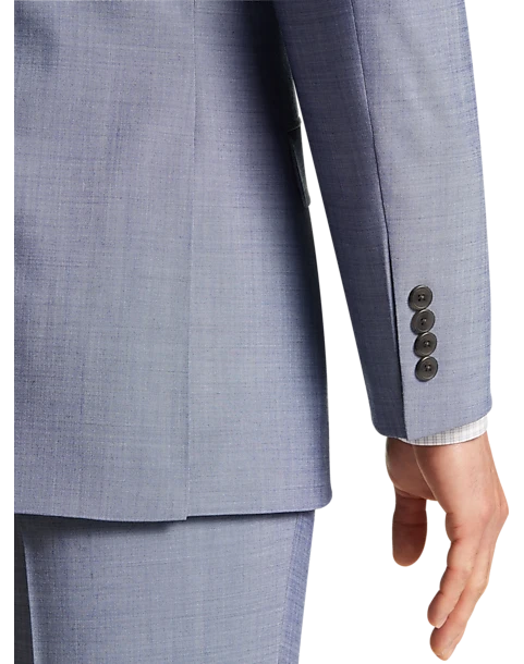 Awearness Kenneth Cole Modern Fit Suit, Light Blue - Image 2