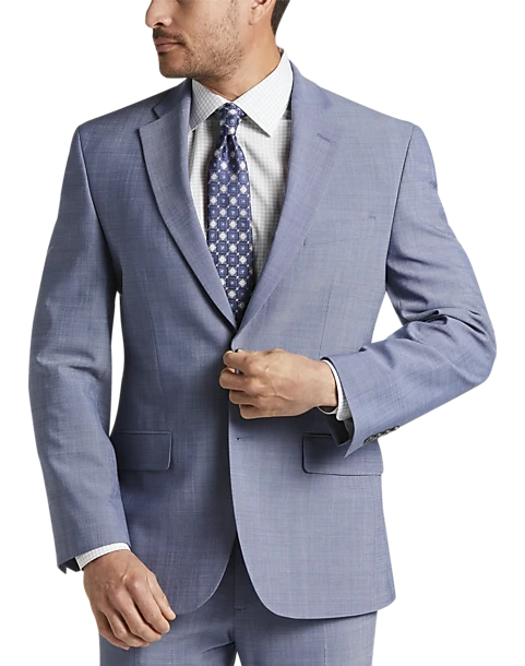 Awearness Kenneth Cole Modern Fit Suit, Light Blue