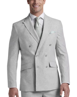 JOE Joseph Abboud Slim Fit Linen Blend Suit Separates Coat, Light Gray