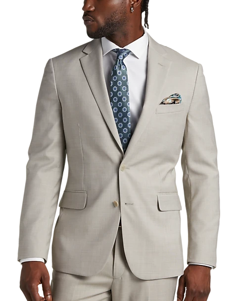 JOE Joseph Abboud Slim Fit Suit Separates Coat, Tan Sharkskin