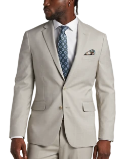 JOE Joseph Abboud Slim Fit Suit Separates, Tan Sharkskin