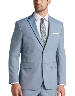 Pronto Uomo Modern Fit Suit Separates Coat, Blue Tic