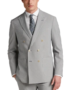 JOE Joseph Abboud Slim Fit Suit Separates Coat, Navy Seersucker