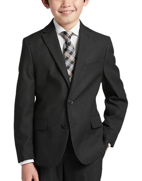 Michael Strahan Boys Suit Separates, Black