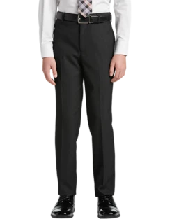 Michael Strahan Boys Suit Separates Pants, Black