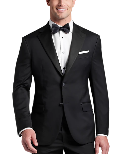 Joseph Abboud Black Label Modern Fit Suit Separates Tuxedo Coat, Black