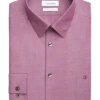 Calvin Klein Slim Fit Embroidered Logo Dress Shirt, Wine