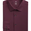 Michael Strahan Modern Fit Spread Collar Dress Shirt, Wine
