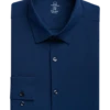 Michael Strahan Modern Fit Spread Collar Dress Shirt, Navy