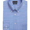 Lauren By Ralph Lauren Classic Fit UltraFlex Button-Down Collar Dress Shirt, Blue Plaid