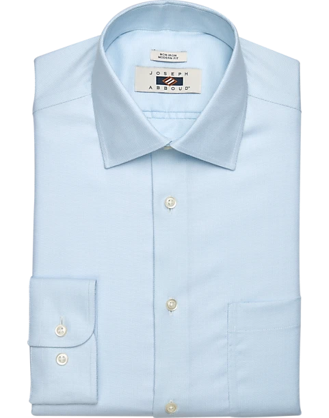 Joseph Abboud Modern Fit Dress Shirt, Blue Micro Print