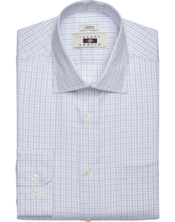 Joseph Abboud Classic Fit Dress Shirt, Purple Check