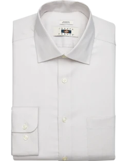 Joseph Abboud Modern Fit Dress Shirt, Khaki Tonal Check