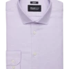 Awearness Kenneth Cole Slim Fit Spread Collar Dress Shirt, Lavender Check