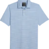 Jos. A. Bank Traveler Collection Modern Fit Polo, Light Blue Stripe