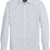Awearness Kenneth Cole Modern Fit Sport Shirt, Light Blue Hatch Pattern
