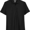 Awearness Kenneth Cole Modern Fit Pique Polo, Black