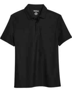 Awearness Kenneth Cole Modern Fit Pique Polo, Black