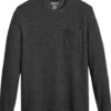 Awearness Kenneth Cole Slim Fit Crew Neck Long Sleeve T-Shirt, Black