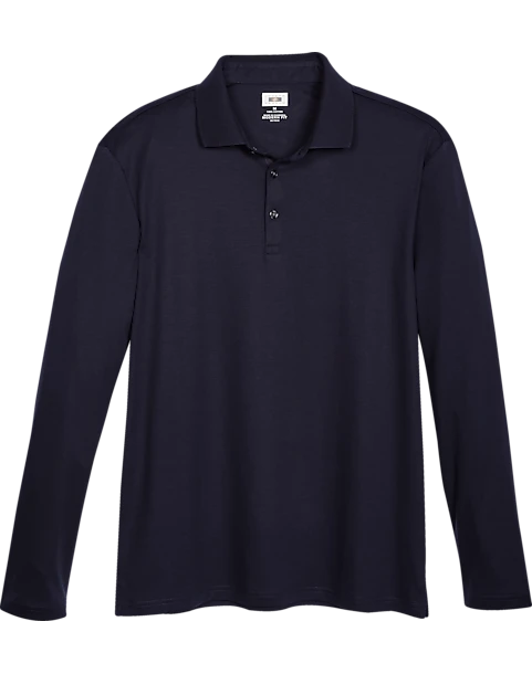 Joseph Abboud Modern Fit Luxe Cotton Polo, Navy