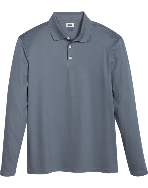 Joseph Abboud Modern Fit Luxe Cotton Polo, Slate