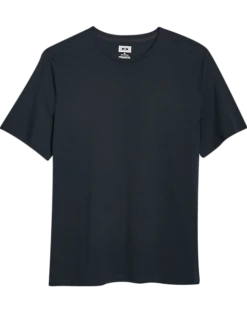 Joseph Abboud Modern Fit Luxe Cotton Jersey Knit Crew Neck T-Shirt, Navy