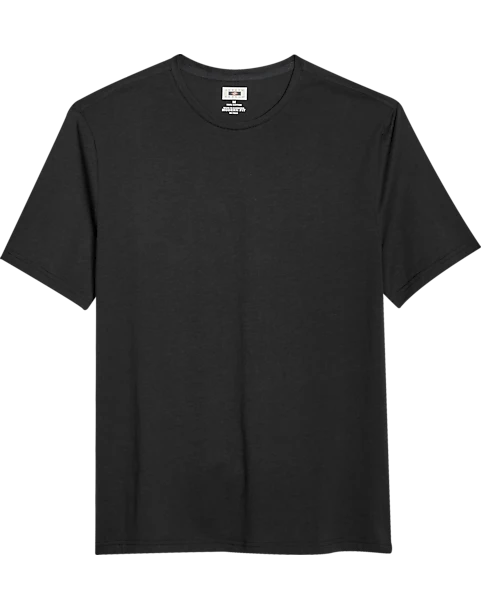 Joseph Abboud Modern Fit Luxe Cotton Jersey Knit Crew Neck T-Shirt, Black