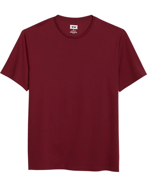 Joseph Abboud Modern Fit Luxe Cotton Jersey Knit Crew Neck T-Shirt, Brick