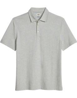 Joseph Abboud Modern Fit Polo, Light Blue Leaves