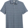 Joseph Abboud Modern Fit Polo, Slate Stripe