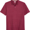 Joseph Abboud Modern Fit Polo, Red Tonal Stripe