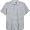 Joseph Abboud Modern Fit Sport Shirt, Slate Tattoo Print