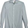 Joseph Abboud Modern Fit Sport Shirt, Slate Leaf Vine