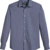 Awearness Kenneth Cole Slim Fit Spread Collar Sport Shirt, Charcoal