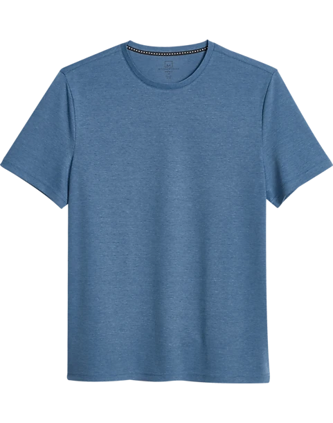 Michael Strahan Modern Fit Crew Neck T-Shirt, Medium Blue